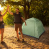 240*240*150cm Spring Quick Open Four-Person Family Tent Camping Tent Green - Image 4