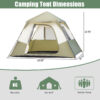 Multi-person tent with a story