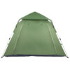 240*240*150cm Spring Quick Open Four-Person Family Tent Camping Tent Green - Image 8