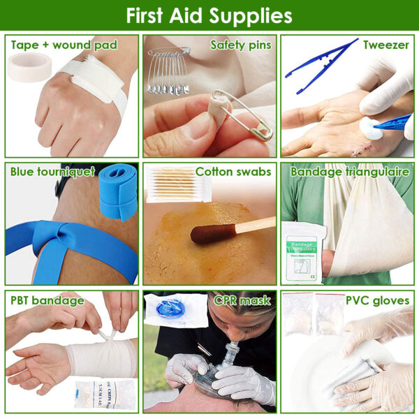 47 in 1 Survival Kits, Gifts for Men, Professional Survival Gear Equipment Tools First Aid Supplies for SOS Emergency Tactical Hiking Hunting Disaster Camping Adventures - Image 3