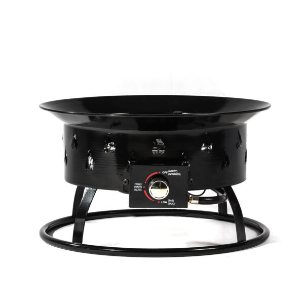 Mini Fire Pit Outdoor Portable Fire Pit Steel Camping Fire Pit with Lava Rocks - Image 2