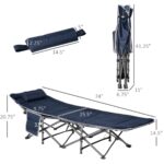 Folding Camping Chairs / Camping Cot blue