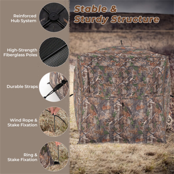 Outdoor hunting tent one-way transparent - Image 8
