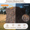 Outdoor hunting tent one-way transparent - Image 7