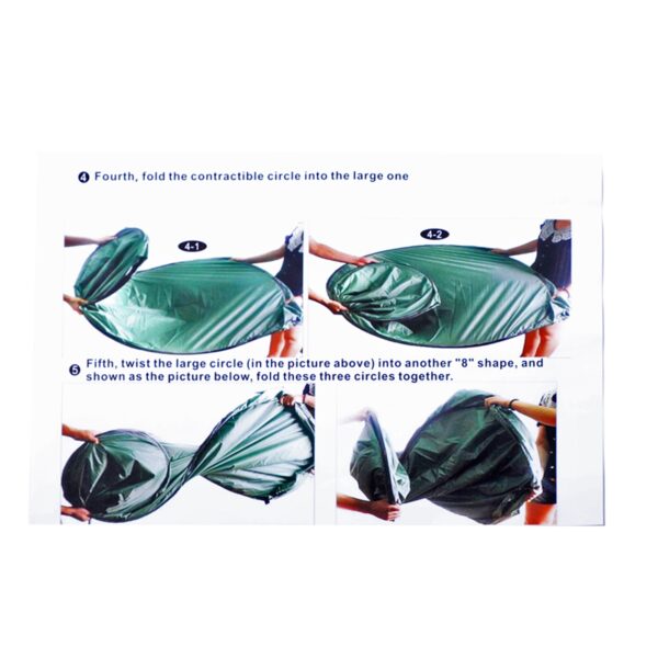 Portable Outdoor Pop-up Toilet Dressing Fitting Room Privacy Shelter Tent Army Green - Image 12