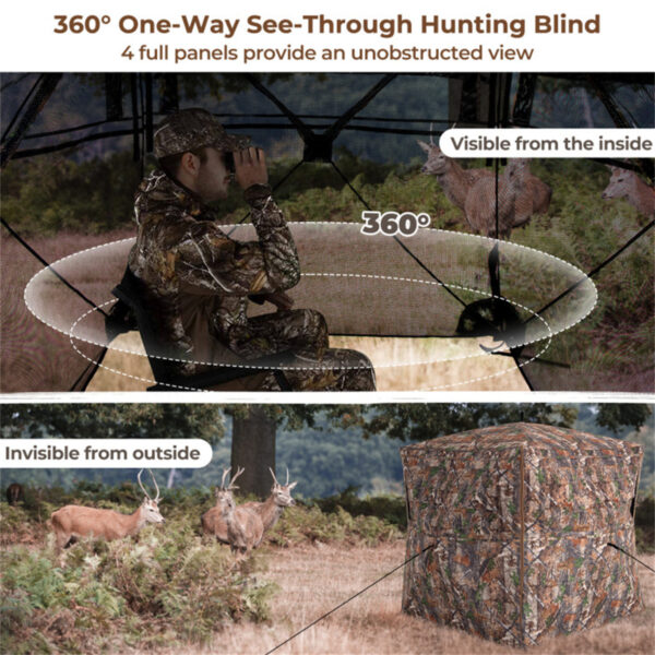 Outdoor hunting tent one-way transparent - Image 9