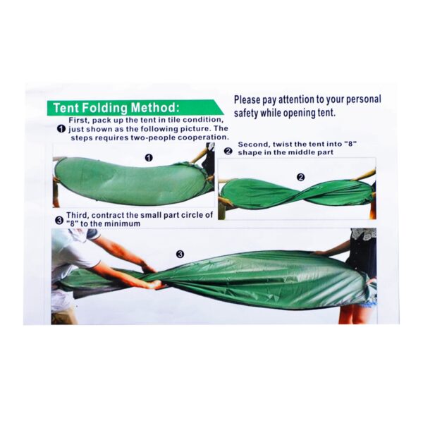 Portable Outdoor Pop-up Toilet Dressing Fitting Room Privacy Shelter Tent Army Green - Image 13