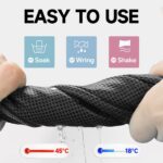 Superfiber Ice Towel Neck, Soft Breathable Cold Towel Cooling, Yoga, Sports, Golf, Gym, Camping, Running, Fitness, Exercise and More Activities, 4 Packs