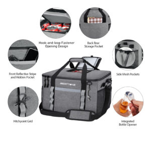 75cans (13 gallons) cooler bag, portable for Grocery Shopping,Camping,Travling