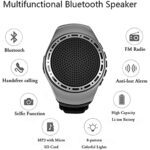 Wearable Waterproof Wireless Portable Bluetooth Speaker Watch; with MP3 Player & FM Radio & Selfie & Ultra Long Standby Time for Running; Hiking; Climbing; sports