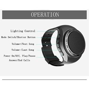 Wearable Waterproof Wireless Portable Bluetooth Speaker Watch; with MP3 Player & FM Radio & Selfie & Ultra Long Standby Time for Running; Hiking; Climbing; sports - Image 4