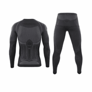 Men's Thermal Underwear Fleece Lined Performance Fleece Tactical Sports Shapewear Thermal Set - Image 4
