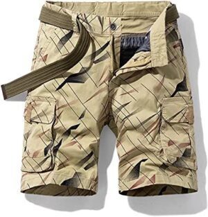 Men's Casual Sports Shorts Quick Dry Fashion Fit Twill Cargo Shorts Shorts with Pockets - Image 2