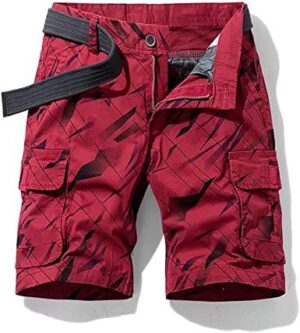 Men's Casual Sports Shorts Quick Dry Fashion Fit Twill Cargo Shorts Shorts with Pockets - Image 8