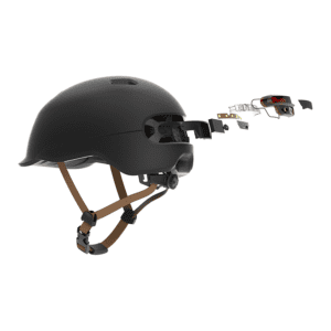 Cycling sports protection helmet. (Light sensing mode, phone answering, GPS navigation, brake warning lights, MP3 + light endurance of 6h, 2X1W stereo voice control - Image 3