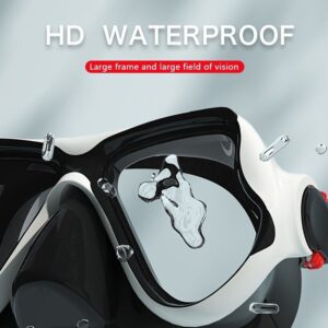 HD Plain Diving Goggles; Anti- Fog Snorkel Mask; Waterproof Snorkeling Gear For Adults Men Women - Image 5