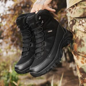 New men's winter Oxford cloth outdoor waterproof non-slip hiking boots warm non-slip men's shoes 39-48 - Image 5
