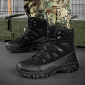 New men's winter Oxford cloth outdoor waterproof non-slip hiking boots warm non-slip men's shoes 39-48 - Image 4