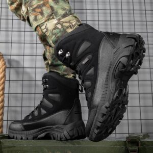New men's winter Oxford cloth outdoor waterproof non-slip hiking boots warm non-slip men's shoes 39-48 - Image 2