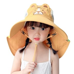 Girls Sun Hat Baby Beach Hats Boys UPF 50+ Kids Summer Protection Cap - Image 6