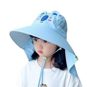 Girls Sun Hat Baby Beach Hats Boys UPF 50+ Kids Summer Protection Cap - Image 3