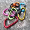 Aluminum D-Ring Locking Carabiner Light but Strong NOT for Climbing(Pack of 10) - Image 11