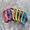 Aluminum D-Ring Locking Carabiner Light but Strong NOT for Climbing(Pack of 10) - Image 9