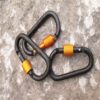 Aluminum D-Ring Locking Carabiner Light but Strong NOT for Climbing(Pack of 10) - Image 8