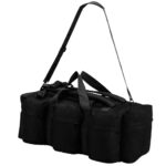 3-in-1 Army-Style Duffel Bag 23.8 gal Black