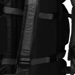 3-in-1 Army-Style Duffel Bag 23.8 gal Black - Image 7