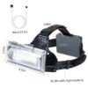 LED Work Headlamp 3 Lighting Modes Rechargeable Headlights IP65 Waterproof Rotatable Headlights For Cycling Hiking Rescuing Camping - Image 2