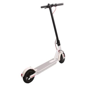 WHOSU J03 PRO Electric Scooter, 8.5"Tires, Up to 17/22 Miles Range, 350W Motor & 19 MPH Portable Folding Commuting Electric Scooter Adults with Double Braking System and App - Image 2