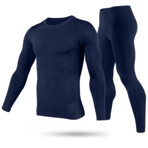 Men Thermal Underwear Set Long Johns Pants Long Sleeve Soft Underwear Kit Top Bottom Winter Sports Suits - Image 6