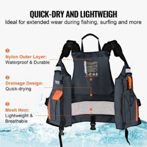 VEVOR Watersports Life Vest PFD 85N Buoyancy Life Jacket for Men & Women M - Image 5