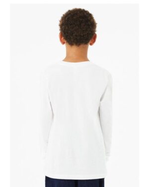 Bella + Canvas 3513Y Youth Triblend Long-Sleeve T-Shirt - Image 6