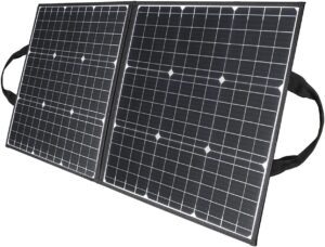 GOFORT 100W 18V Portable Solar Panel; Foldable Solar Charger with 5V USB; QC 3.0; DC Output; Compatible with Solar Generator Power Station Phones Laptops Tablet for Outdoor Camping RV - Image 13