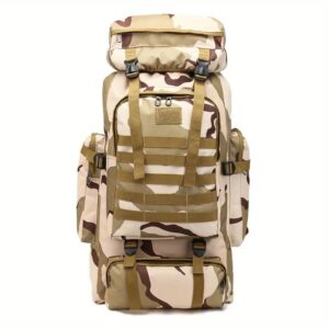 21.13 Gallon Tactical Camo Backpack - Water-resistant, lightweight, high-capacity outdoor travel and hiking gear with adjustable shoulder straps, multiple compartments and padded shoulder straps - Image 6