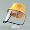 Child Protection Products Hot Buy Anti-spitting Protective Hat Dustproof Cover Kids Boys Girls Fisherman Hat - Image 2