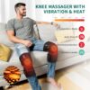 Heated Knee Massager with Vibration, Cordless Heating Pad for Knee Shoulder Elbow Stress Relief Deep Tissue, Knee Warmers Wrap, Heated Knee Pad for Men Women Elders - Image 4