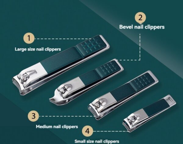 12-Piece Stainless Steel Nail Care Kit – Ultra-Sharp Manicure & Pedicure Tools for Men/Women, Durable Clippers with Gift Box for Perfect Nails - Image 2